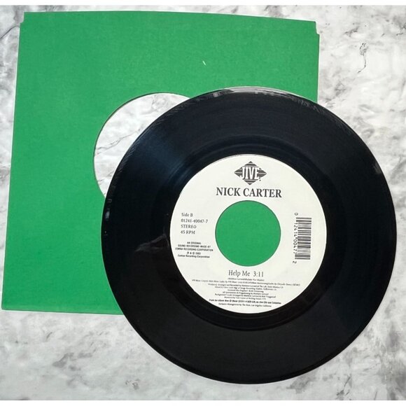 Nick Carter Help Me 45 Pop Vinyl 2002 Jive Records from Now or Never LP - Picture 5 of 6